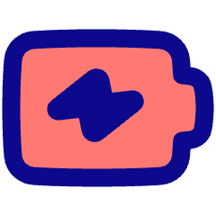 Battery Charging Icon from Plump Pop Set