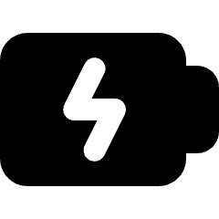 Battery Charging Icon from Micro Solid Set