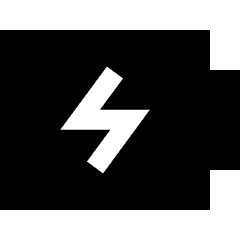 Battery Charging Icon from Sharp Solid Set