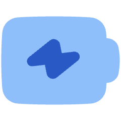 Battery Charging Icon from Plump Flat Set
