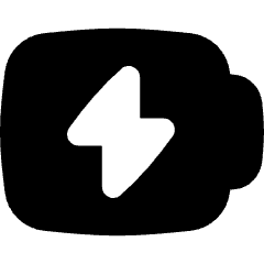 Battery Charging Icon from Flex Solid Set