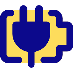 Battery Charging Plug Icon from Core Pop Set
