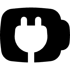 Battery Charging Plug Icon from Flex Solid Set