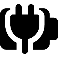 Battery Charging Plug Icon from Core Solid Set