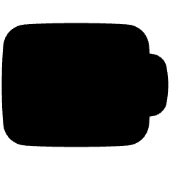 Battery Empty 1 Icon from Plump Solid Set