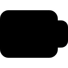 Battery Empty Icon from Micro Solid Set