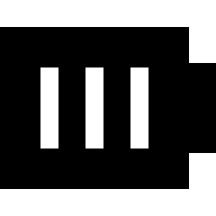 Battery Full 1 Icon from Sharp Solid Set