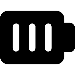 Battery Full 1 Icon from Core Solid Set
