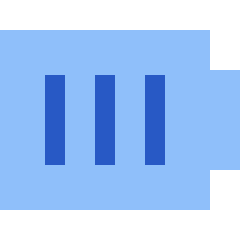 Battery Full 1 Icon from Sharp Flat Set