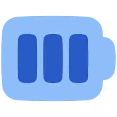 Battery Full 1 Icon from Plump Flat Set