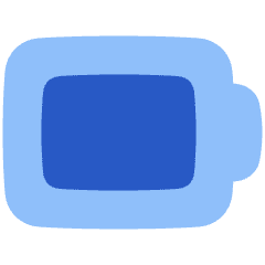 Battery Full 3 Icon from Plump Flat Set