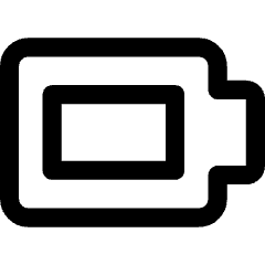 Battery Full 3 Icon from Core Line Set