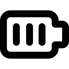 Battery Full Icon from Micro Line Set