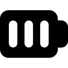 Battery Full Icon from Micro Solid Set