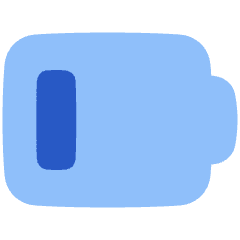 Battery Low 1 Icon from Plump Flat Set