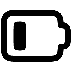 Battery Low 1 Icon from Plump Remix Set