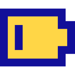 Battery Low 1 Icon from Sharp Pop Set