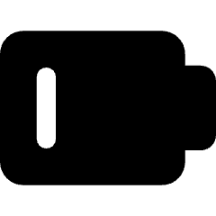Battery Low 1 Icon from Core Solid Set