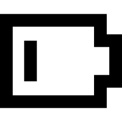 Battery Low 1 Icon from Sharp Remix Set