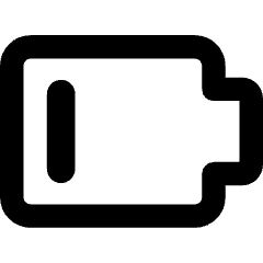 Battery Low 1 Icon from Core Remix Set