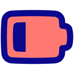 Battery Low 3 Icon from Plump Pop Set