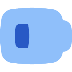 Battery Low 3 Icon from Flex Flat Set