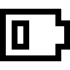Battery Low 3 Icon from Sharp Line Set