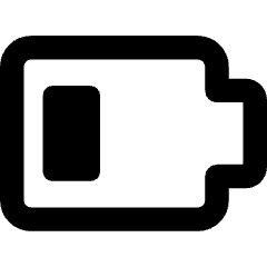 Battery Low 3 Icon from Core Remix Set