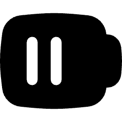 Battery Medium 1 Icon from Flex Solid Set