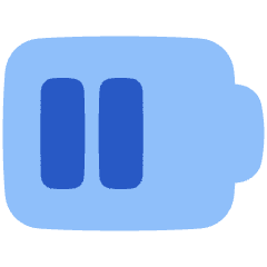 Battery Medium 1 Icon from Plump Flat Set