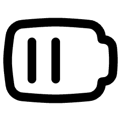 Battery Medium 1 Icon from Flex Line Set