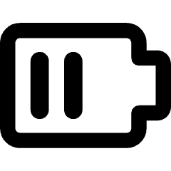 Battery Medium 1 Icon from Core Remix Set