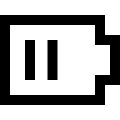Battery Medium 1 Icon from Sharp Line Set