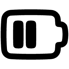 Battery Medium 1 Icon from Plump Remix Set