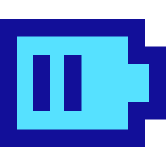 Battery Medium 1 Icon from Sharp Pop Set