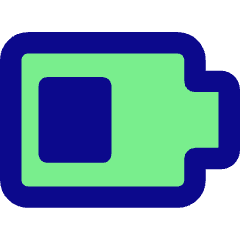 Battery Medium 3 Icon from Core Pop Set