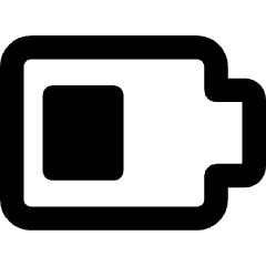 Battery Medium 3 Icon from Core Remix Set