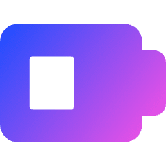 Battery Medium 3 Icon from Core Gradient Set