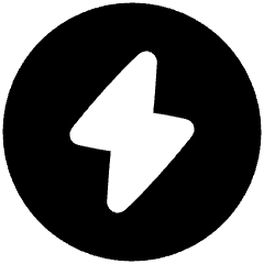 Bolt Charging Power Icon from Plump Solid Set