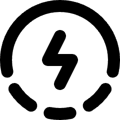 Charging Icon from Micro Line Set