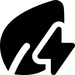 Leaf Energy Saving Icon from Core Solid Set