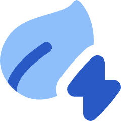 Leaf Energy Saving Icon from Flex Flat Set