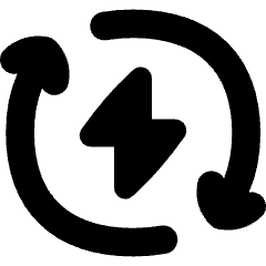 Wireless Fast Charging Icon from Flex Solid Set