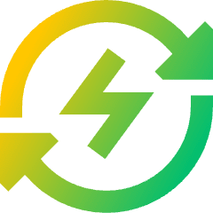 Wireless Fast Charging Icon from Sharp Gradient Set