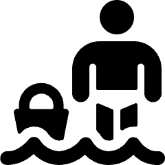 Beach Swim Icon from Ultimate Bold Set