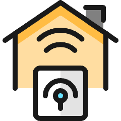 Beacon Remote House Icon from Ultimate Colors Set
