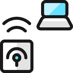 Beacon Remote Laptop Icon from Ultimate Colors Set