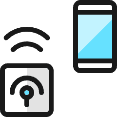 Beacon Remote Smartphone Icon from Ultimate Colors Set
