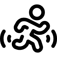 Motion Sensor Person Icon from Ultimate Regular Set