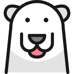 Bear Icon from Ultimate Colors Set